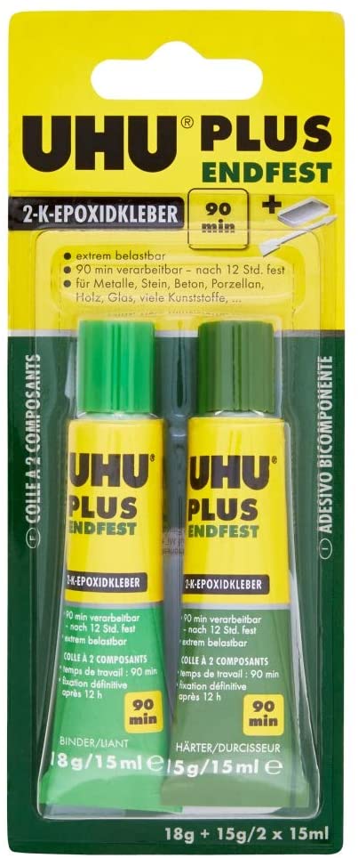 UHU 2-Komponentenkleber Plus Endfest